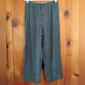 Sag Harbor High Waist Wide Leg Pull On Pants Lightweight